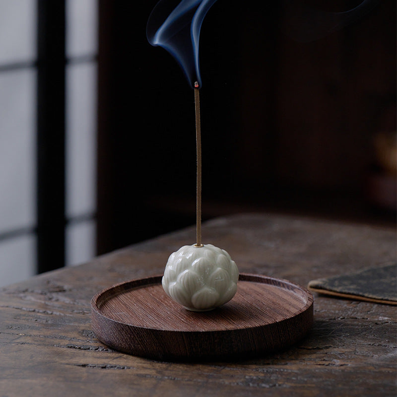 Ceramic lotus Incense stick holder