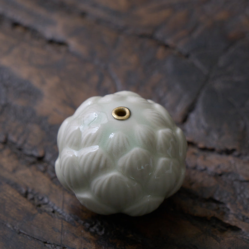 Ceramic lotus Incense stick holder